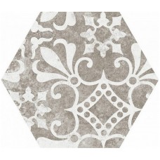 Декор 17,5*20 Hexatile Cement Garden Grey